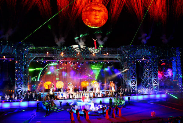 Mosca - Circle of Light cerimonia d'apertura